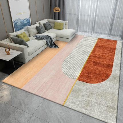 Indoor Low-Pile Rug Carpet for Dining Room Modern Simple Large Area Rugs for Living Room