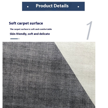 Indoor Low-Pile Rug Carpet for Dining Room Modern Simple Large Area Rugs for Living Room