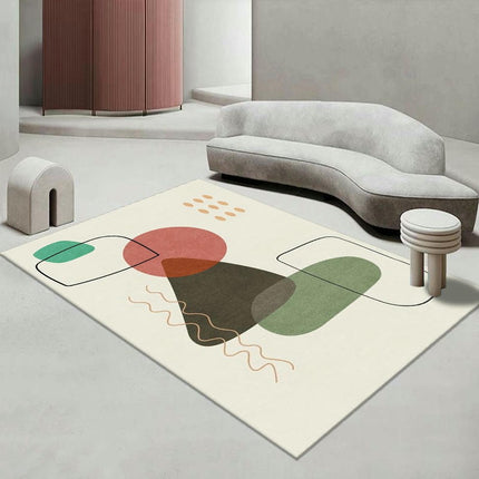 Modern Light Luxury Large Area Rugs for Living Room Bedside Carpet Indoor Low-Pile Rug Carpet
