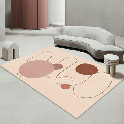 Modern Light Luxury Large Area Rugs for Living Room Bedside Carpet Indoor Low-Pile Rug Carpet