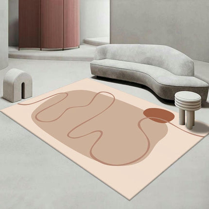 Modern Light Luxury Large Area Rugs for Living Room Bedside Carpet Indoor Low-Pile Rug Carpet