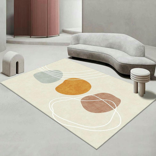 Modern Light Luxury Large Area Rugs for Living Room Bedside Carpet Indoor Low-Pile Rug Carpet