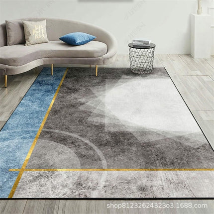 Modern Simple Area Rug, Light Luxury Living Room Rugs, Non-Slip Carpet Large Area Carpet for Bedroom