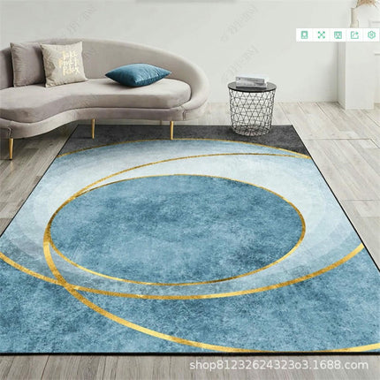 Modern Simple Area Rug, Light Luxury Living Room Rugs, Non-Slip Carpet Large Area Carpet for Bedroom