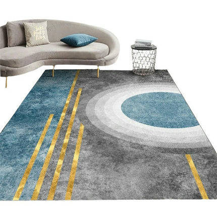 Modern Simple Area Rug, Light Luxury Living Room Rugs, Non-Slip Carpet Large Area Carpet for Bedroom
