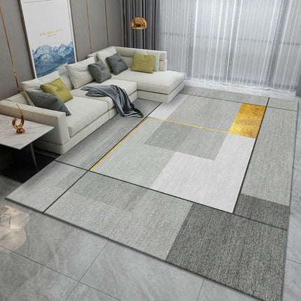 Simple Decor Area Rug Carpets for Grey Modern Living Room Large Floor Rugs Indoor Carpet