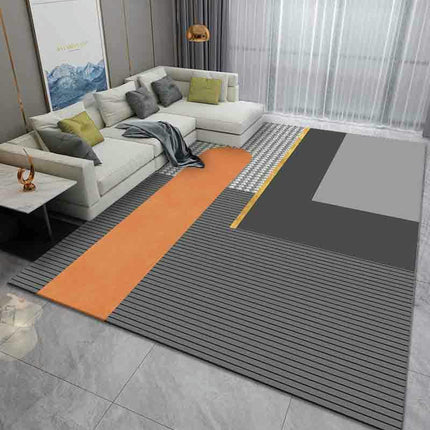 Simple Decor Area Rug Carpets for Grey Modern Living Room Large Floor Rugs Indoor Carpet