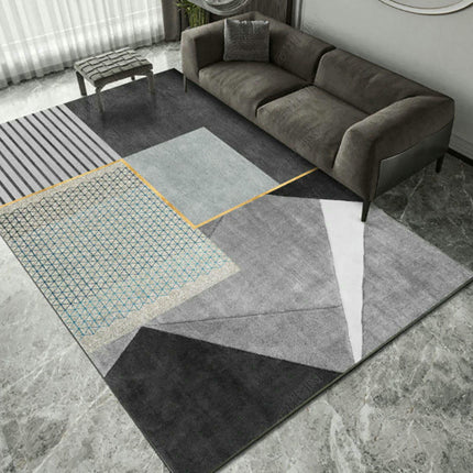 Simple Decor Area Rug Carpets for Grey Modern Living Room Large Floor Rugs Indoor Carpet