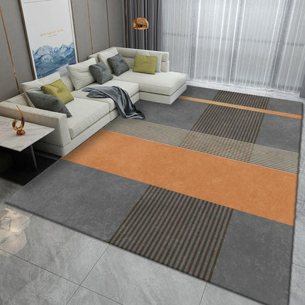 Simple Decor Area Rug Carpets for Grey Modern Living Room Large Floor Rugs Indoor Carpet