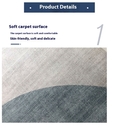 Simple Decor Area Rug Carpets for Grey Modern Living Room Large Floor Rugs Indoor Carpet 1