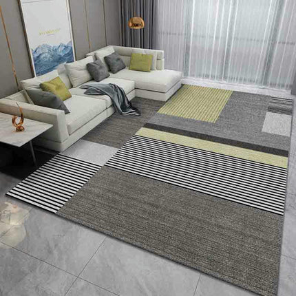 Simple Decor Area Rug Carpets for Grey Modern Living Room Large Floor Rugs Indoor Carpet