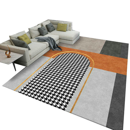 Geometric Modern Rugs for Bedroom Living Room,Simple Large Area Rug,Indoor Carpet & Home Decor