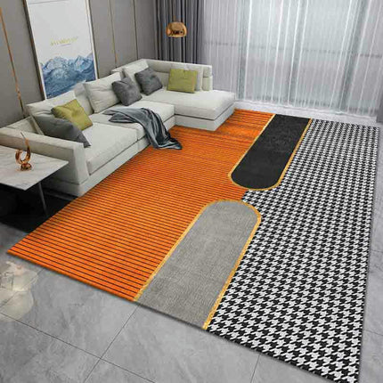 Geometric Modern Rugs for Bedroom Living Room,Simple Large Area Rug,Indoor Carpet & Home Decor