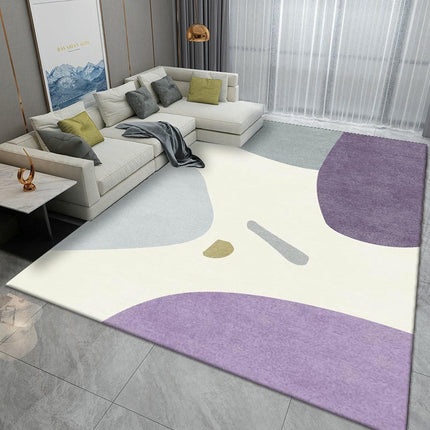 Multicolor Modern Area Rug | Artistic Large Carpet for Bedroom, Living Room, Kitchen, Home Office