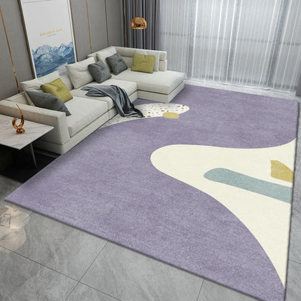 Multicolor Modern Area Rug | Artistic Large Carpet for Bedroom, Living Room, Kitchen, Home Office