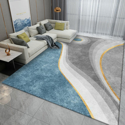 Multicolor Modern Area Rug | Artistic Large Carpet for Bedroom, Living Room, Kitchen, Home Office
