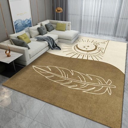 Multicolor Modern Area Rug | Artistic Large Carpet for Bedroom, Living Room, Kitchen, Home Office 1
