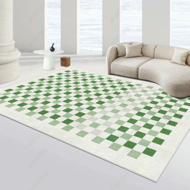 Modern Area Rug Checkered Carpets Geometric Living Room Rug Large Floor Rugs Indoor Floor Carpet