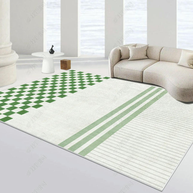 Modern Area Rug Checkered Carpets Geometric Living Room Rug Large Floor Rugs Indoor Floor Carpet
