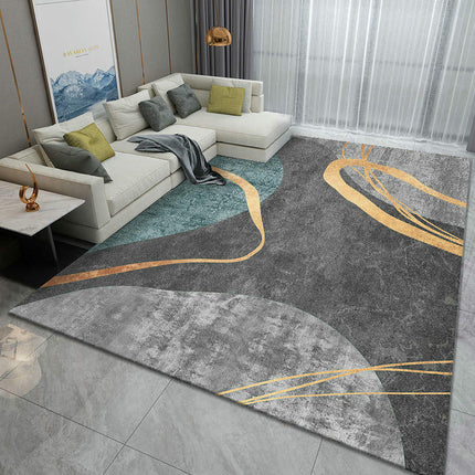 Modern Area Rug Gray Carpets Geometric Living Room Rug Large Floor Rugs Indoor Floor Carpet