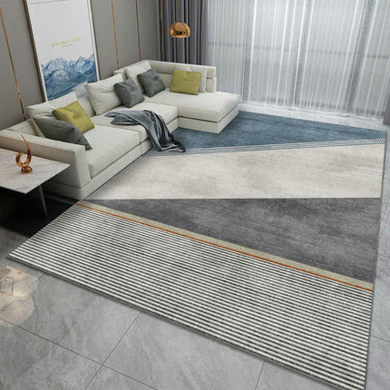 Modern Area Rug Gray Carpets Geometric Living Room Rug Large Floor Rugs Indoor Floor Carpet