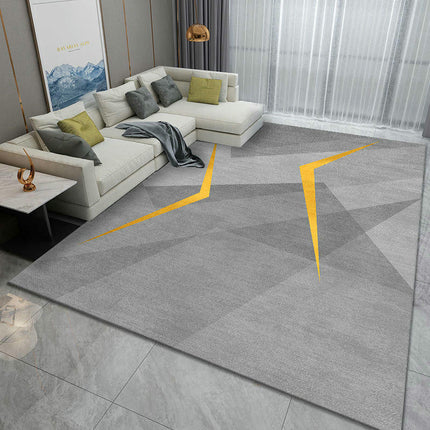 Modern Area Rug Gray Carpets Geometric Living Room Rug Large Floor Rugs Indoor Floor Carpet