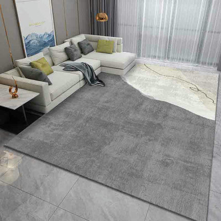 Modern Area Rug Gray Carpets Geometric Living Room Rug Large Floor Rugs Indoor Floor Carpet