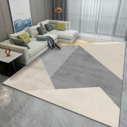 Modern Area Rug Gray Carpets Geometric Living Room Rug Large Floor Rugs Indoor Floor Carpet