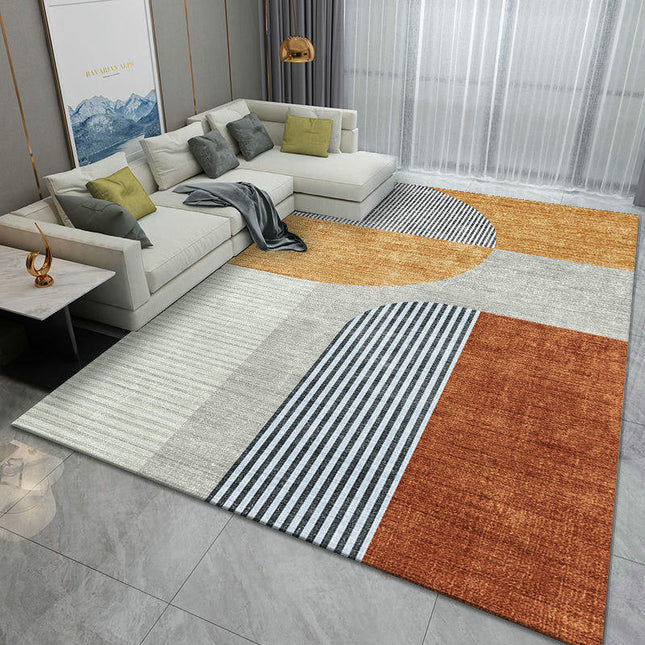 Modern, Geometric, Colorful Area Rugs for Living Room Carpet Indoor Soft Carpet for Home Decor