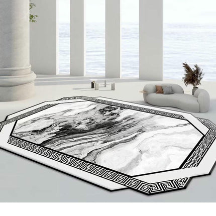 Light Luxury Large Area Rugs for Living Room Irregular Area Rugs Carpet for Home Decor