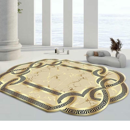 Light Luxury Large Area Rugs for Living Room Irregular Area Rugs Carpet for Home Decor