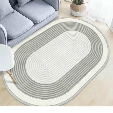 Washable Rug Oval Rug Rugs for Living Room Carpets for Home Decor Nonslip Area Rug