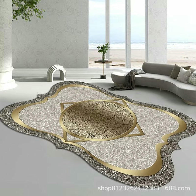 Irregular Shaped Rug Area Rug Nonslip Washable Rug Rugs for Bedroom Carpets for Home Decor