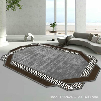 Irregular Shaped Rug Area Rug Nonslip Washable Rug Rugs for Bedroom Carpets for Home Decor