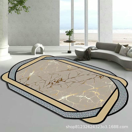 Irregular Shaped Rug Area Rug Nonslip Washable Rug Rugs for Bedroom Carpets for Home Decor