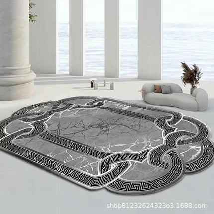 Irregular Shaped Rug Area Rug Nonslip Washable Rug Rugs for Bedroom Carpets for Home Decor