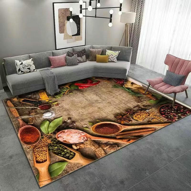 Washable Rug for Living Room Soft Non Slip Colorful Rugs for Dining Room Modern Home Decor