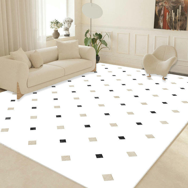 Light Luxury Washable Rug for Living Room Modern Soft Non Slip Rugs for Dining Room Home Decor