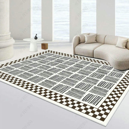 Washable Area Rug Soft Modern Contemporary Indoor Rug for Bedroom Living Room or Dining Room