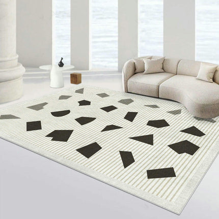 Washable Area Rug Soft Modern Contemporary Indoor Rug for Bedroom Living Room or Dining Room