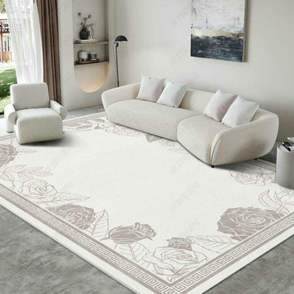 Washable Area Rug Soft Modern Contemporary Indoor Rug for Bedroom Living Room or Dining Room
