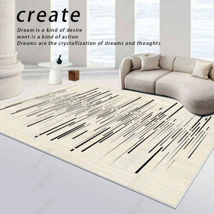 Washable Area Rug Soft Modern Contemporary Indoor Rug for Bedroom Living Room or Dining Room