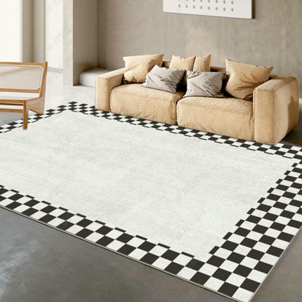 Light Luxury Washable Area Rug Soft Modern Indoor Rug for Bedroom Living Room or Dining Room