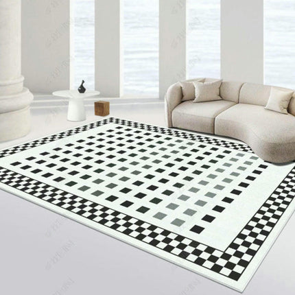 Light Luxury Washable Area Rug Soft Modern Indoor Rug for Bedroom Living Room or Dining Room