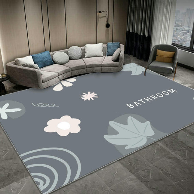 Line Geometric Floor Mat Washable Area Rug Soft Modern Indoor Rug for Living Room Decor Carpet