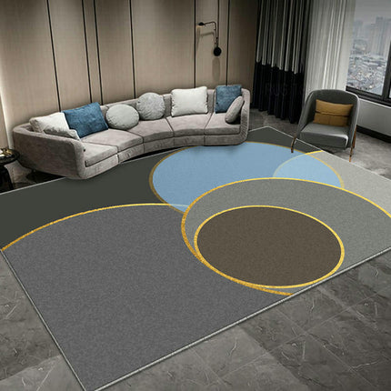 Line Decor Carpet Floor Mat Washable Area Rug Soft Modern Simple Indoor Rug for Living Room