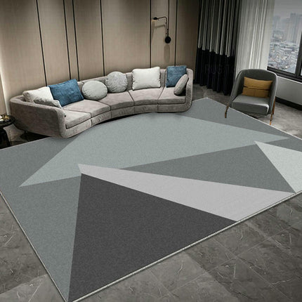 Line Decor Carpet Floor Mat Washable Area Rug Soft Modern Simple Indoor Rug for Living Room