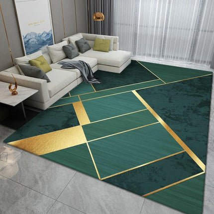 Modern Gray Black Area Rug,Indoor Large Area Rugs,Washable Carpet for Living Room Bedroom
