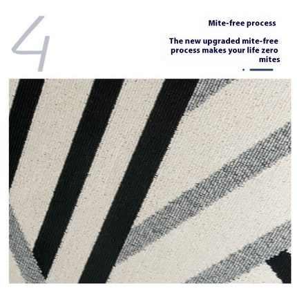 Modern Geometry Area Rug,Indoor Black Large Area Rugs,Washable Carpet for Living Room Bedroom