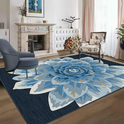 Floral Non Slip Rugs Colorful Modern Large Area Rug Soft Indoor Area Rug for Living Room Bedroom